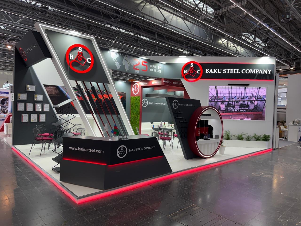 Baku Steel Company exhibition booth project
